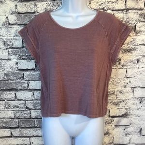 American Eagle Dusty Rose Soft and Sexy Shirt Size M